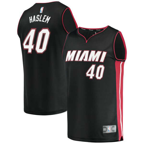 Maillot nba Miami Heat Icon Edition Homme Udonis Haslem 40 Noir